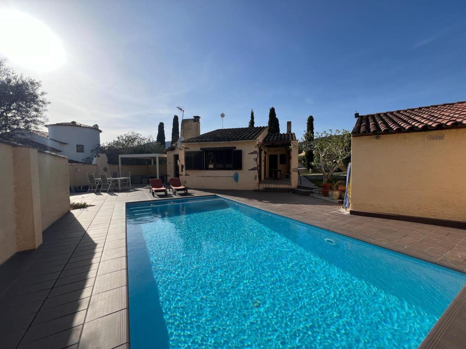 Villa Franca privat pool L'Estartit Esterno foto